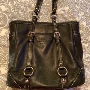 Coach leather purse